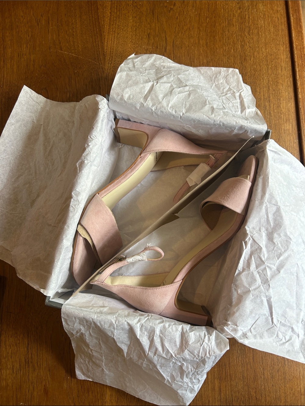 NEW Vagabond Luisa Heels Dusty Pink Suede